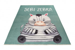 Covor eco copii My Greta Turcoaz 115x170 cm - Img 5