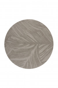 Covor Lino Leaf Gri 160x160 cm, rotund - Img 1