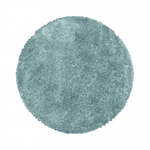 Covor Rotund Fluffy Albastru V1 200x200 cm - Img 1