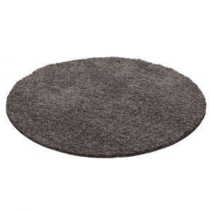 Covor Rotund Life Taupe V1 80x80 cm