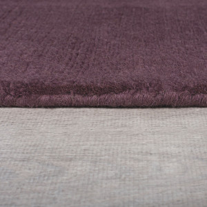Covor Textured Wool Border Violet 200x290 cm - Img 5