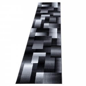Covor tip Traversa Miami Negru V1 80x300 cm