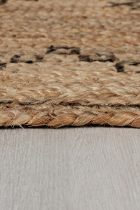 Covor traversă Rowen Natural/Negru 60x230 cm - Img 5