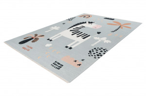 Covor eco copii My Greta Albastru deschis 115x170 cm - Img 3