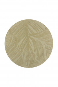 Covor Lino Leaf Verde Sage 160x160 cm, rotund