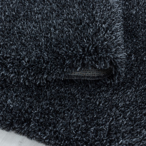 Covor Rotund Fluffy Antracit V1 80x80 cm - Img 3