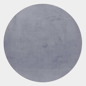 Covor Rotund Pouffy Gri V1 120x120 cm