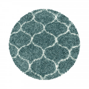 Covor Rotund Salsa Albastru V1 160x160 cm - Img 1