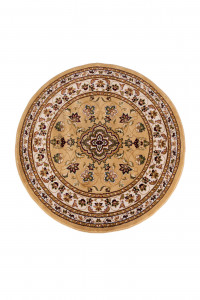 Covor Sherborne Bej 133x133 cm, rotund