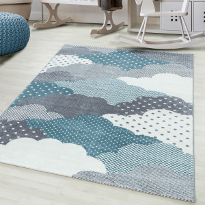 Covor tip Traversa Bambi Albastru V2 80x150 cm - Img 2