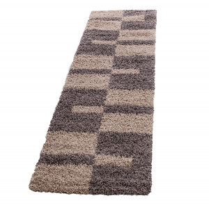 Covor tip Traversa Gala Taupe V1 80x250 cm