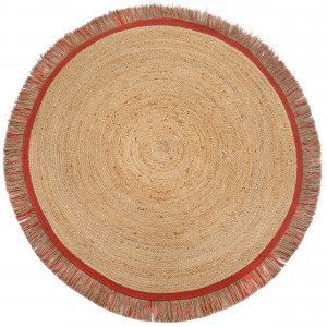 Covor Kahana Terra 180x180 cm, rotund