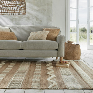 Covor Medina Jute Natural/Ivory 160x230 cm - Img 2