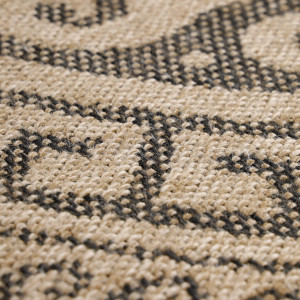 Covor Rotund Comilla Negru V2 200x200 cm - Img 6