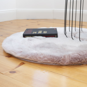 Covor Rotund My Samba Roz 80x80 cm - Img 2