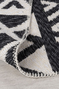 Covor Teo Recycled Rug Negru 80x150 cm - Img 3