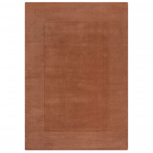 Covor Textured Wool Border Portocaliu 120x170 cm - Img 2
