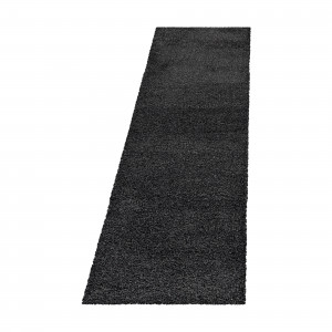 Covor tip Traversa Fluffy Gri V1 80x250 cm