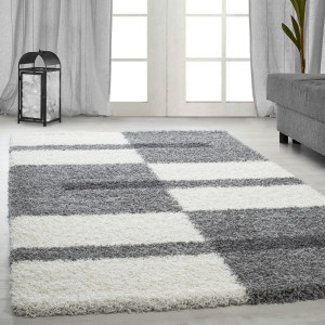 Covor tip Traversa Gala Gri deschis V1 60x110 cm - Img 2