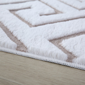 Covor tip Traversa Vision Bej V1 80x250 cm - Img 5