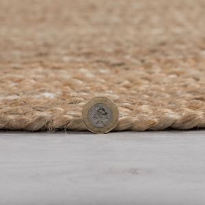 Covor Capri Jute Circle Natural 133x133 cm, rotund - Img 5