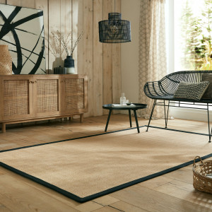Covor Kira Jute Negru 120x170 cm - Img 2