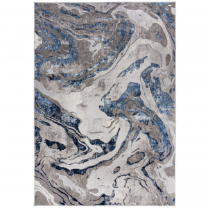 Covor Marbled Bleumarin 200x290 cm - Img 1