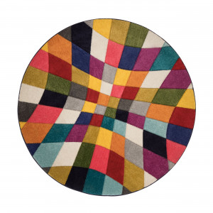 Covor Rhumba Multicolor 160x160 cm, rotund
