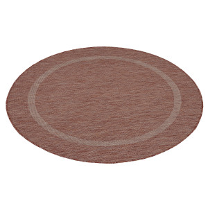 Covor Rotund Relax Rosu V1 120x120 cm - Img 3