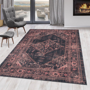 Covor tip Traversa Fiesta Rosu V1 80x250 cm - Img 2