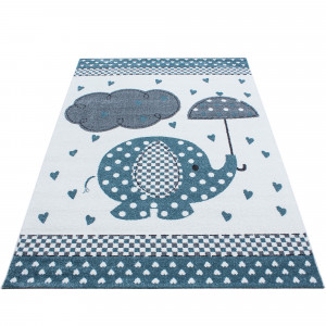Covor tip Traversa Kids Albastru V4 80x150 cm - Img 3