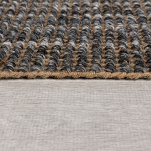 Covor traversă Jute Ombre Gri 60x230 cm - Img 5
