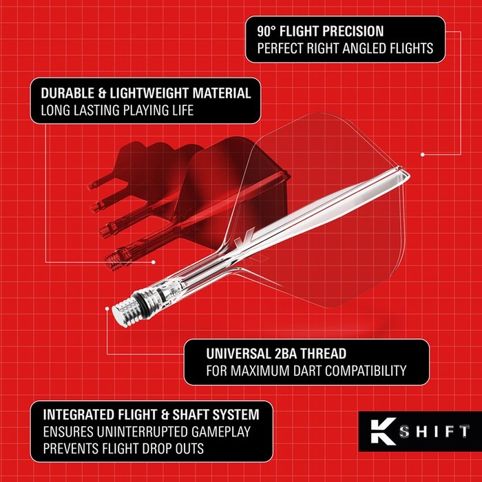 Set 3 Fluturasi K-Flex Shift Nr 2, Clar Transparent