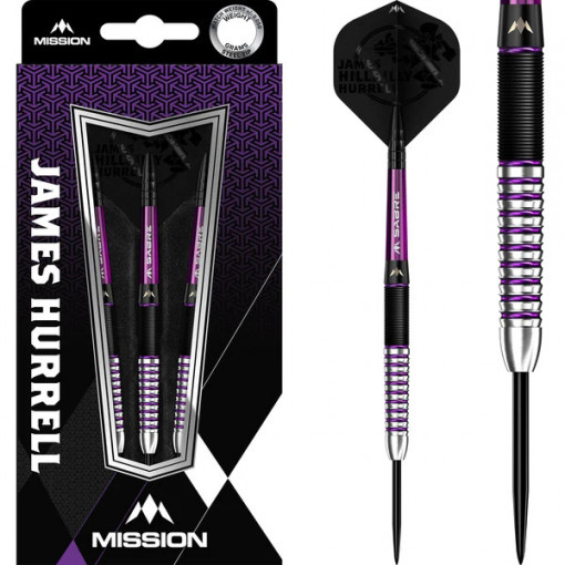 Set 3 Sageti steel darts Mission James Hurrell - Hillbilly