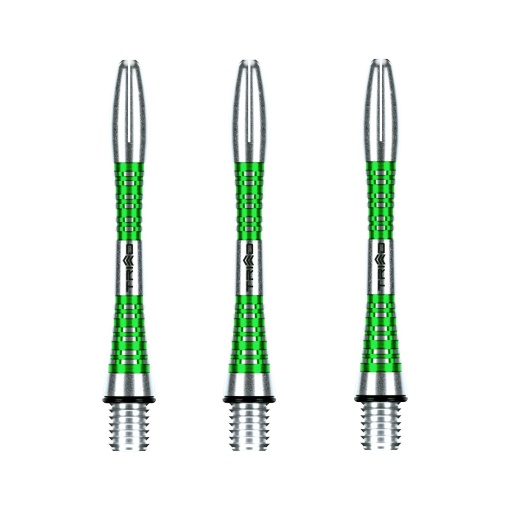 Set 3 Tije Winmau Triad Aluminiu Verde