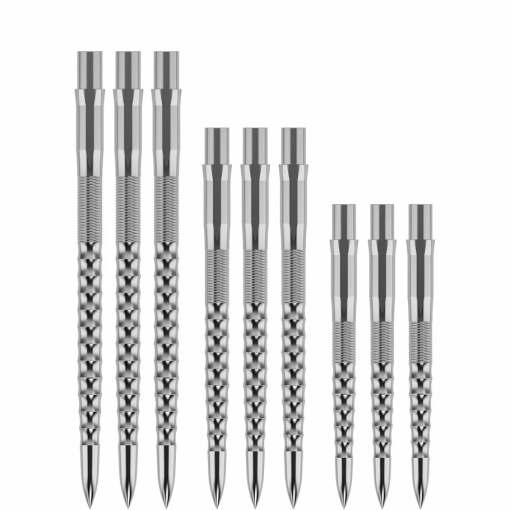 Set 3 varfuri sageti Mission Caliburn EVO - Ripple - Argintiu