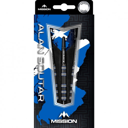 Set 3 Sageti steel darts Mission Alan Soutar, 24 g