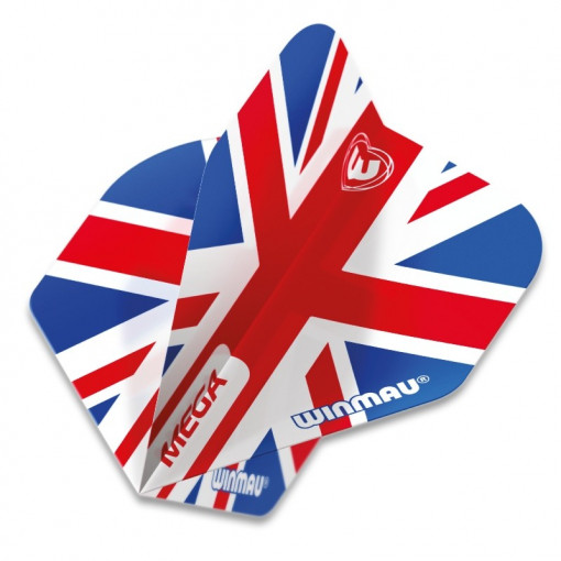 Set 3 Fluturasi Darts Winmau Mega Standard - Union Jack