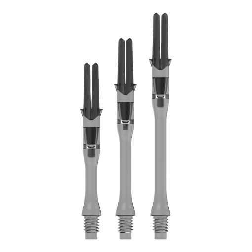 Set 3 Tije L-Style L- Silent Rotative Slim Negru Clar
