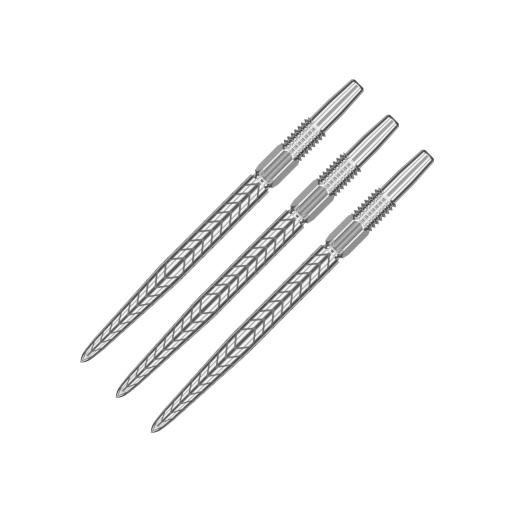 Set 3 Varfuri darts SWISS RVE Silver - 26 mm