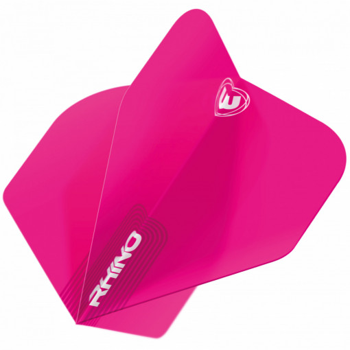 Set 3 Fluturasi Darts Rhino 100 Standard Extra Thick - roz