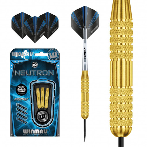 Set 3 Sageti steel darts Neutron 2020, 23-25g, brass