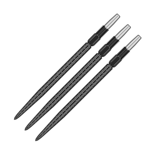 Set 3 Varfuri darts SWISS RVE Black - 35 mm
