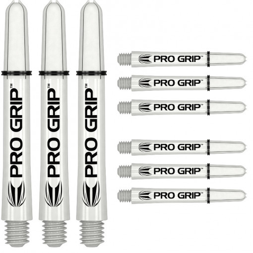 Set 9 Tije Pro Grip Alb (3 seturi)