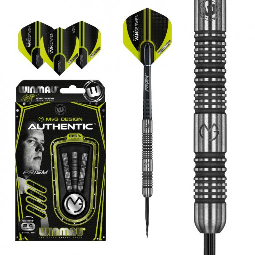 Set 3 Sageti darts MVG Authentic, Winmau - Tungsten 85%