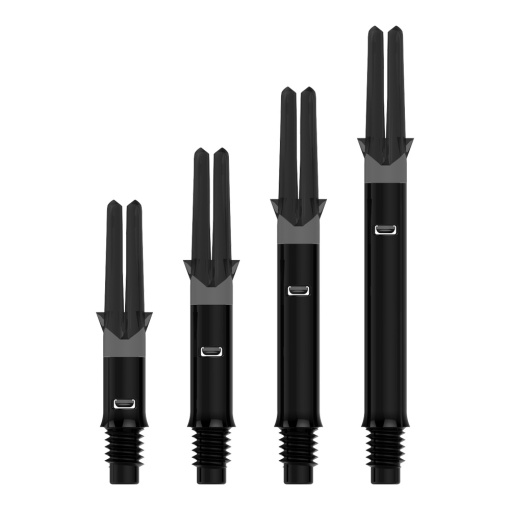 Set 3 Tije L-Style L- Silent Rotative Negru