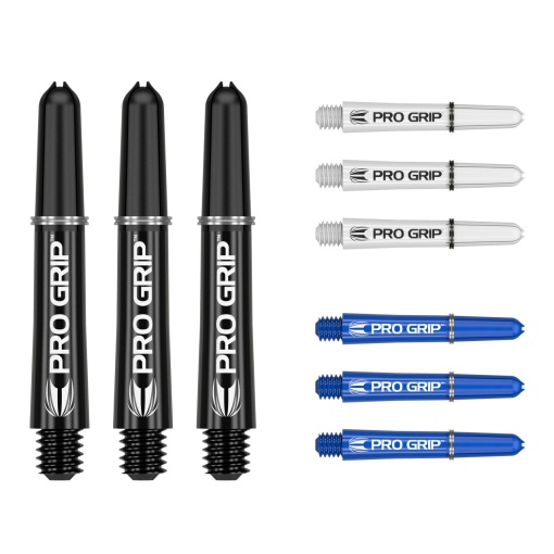 Set 9 Tije Pro Grip Negru/Alb/Albastru (3 seturi)