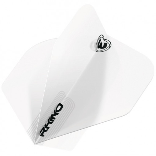 Set 3 Fluturasi Darts Rhino 150 Standard Extra Thick - alb