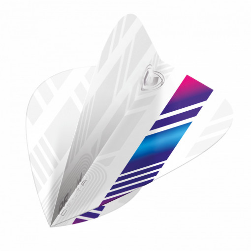 Set 3 Fluturasi Darts Winmau Prism Delta Kite-Alb, Mov & Albastru