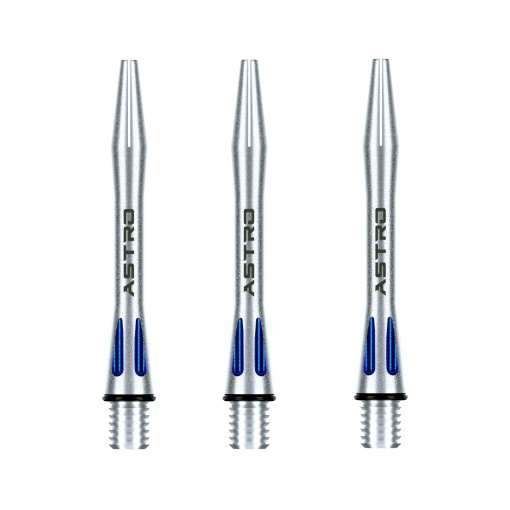 Set 3 Tije Winmau Astro Aluminiu Albastru